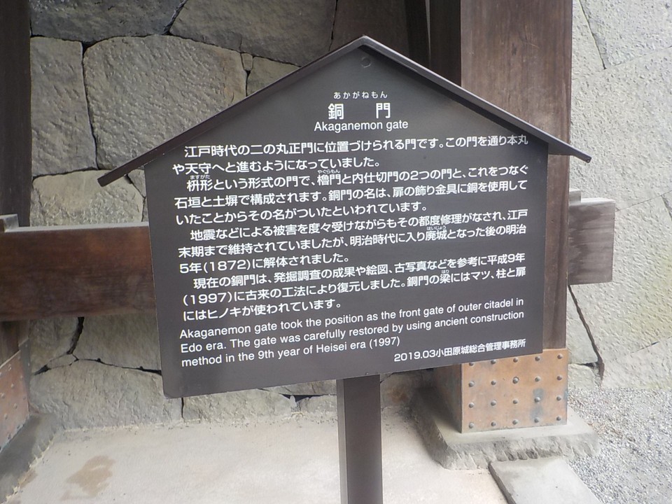 銅門についての説明です。