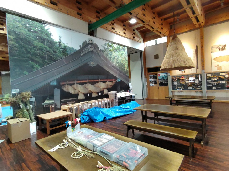館内の展示。