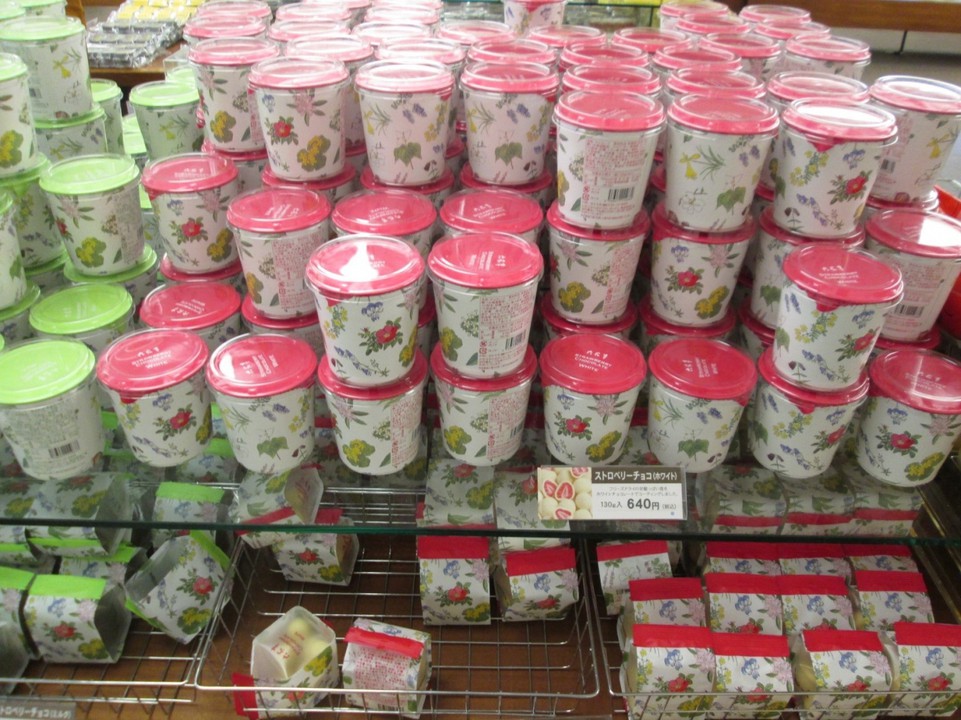 豊富にお菓子類