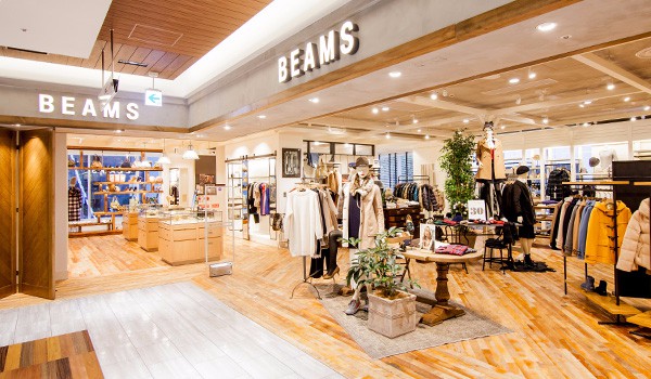 ビームス福岡店の店舗入り口の画像