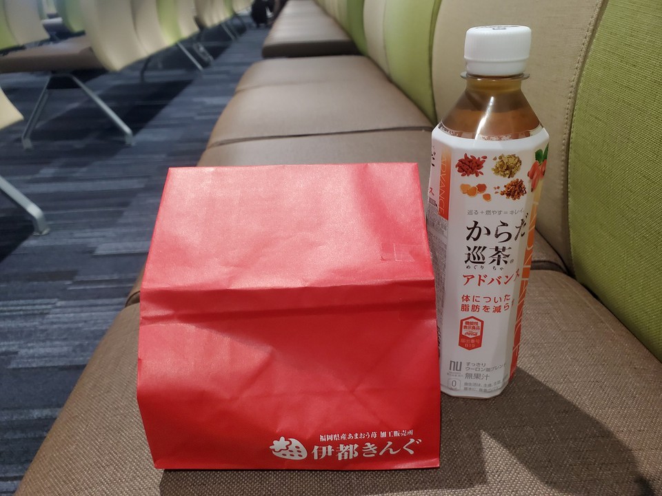持帰りはドライアイスをいれてくれます。