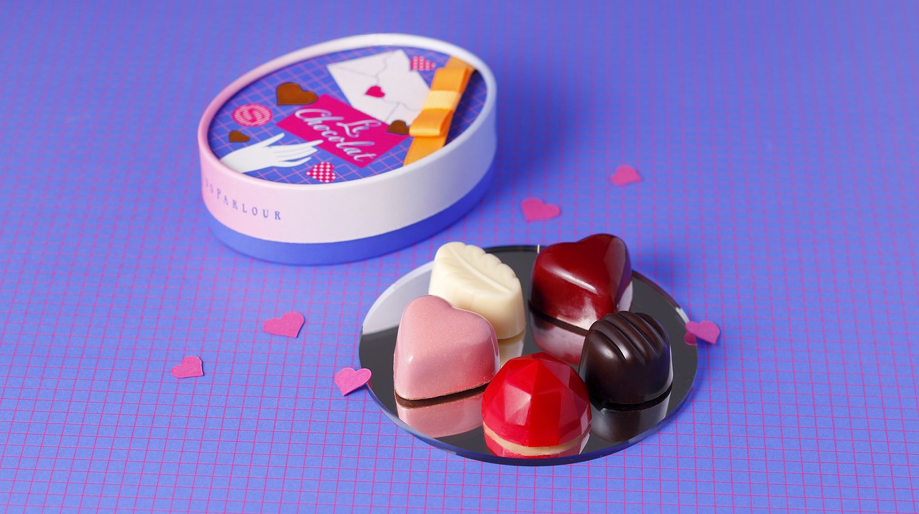 資生堂パーラーのチョコレート画像。