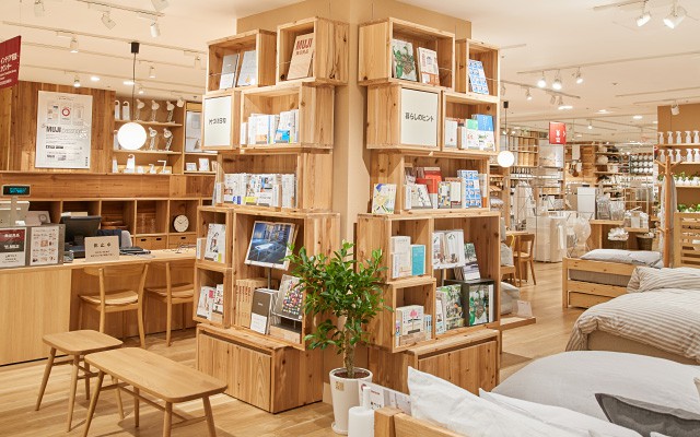 無印良品上野マルイの店内