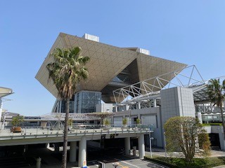 ビックサイト外観の様子です。