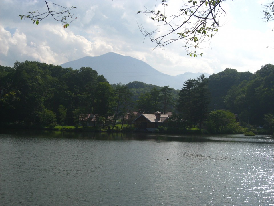 浅間山が見えます。