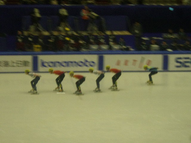 男子1500ｍ決勝レースの様子