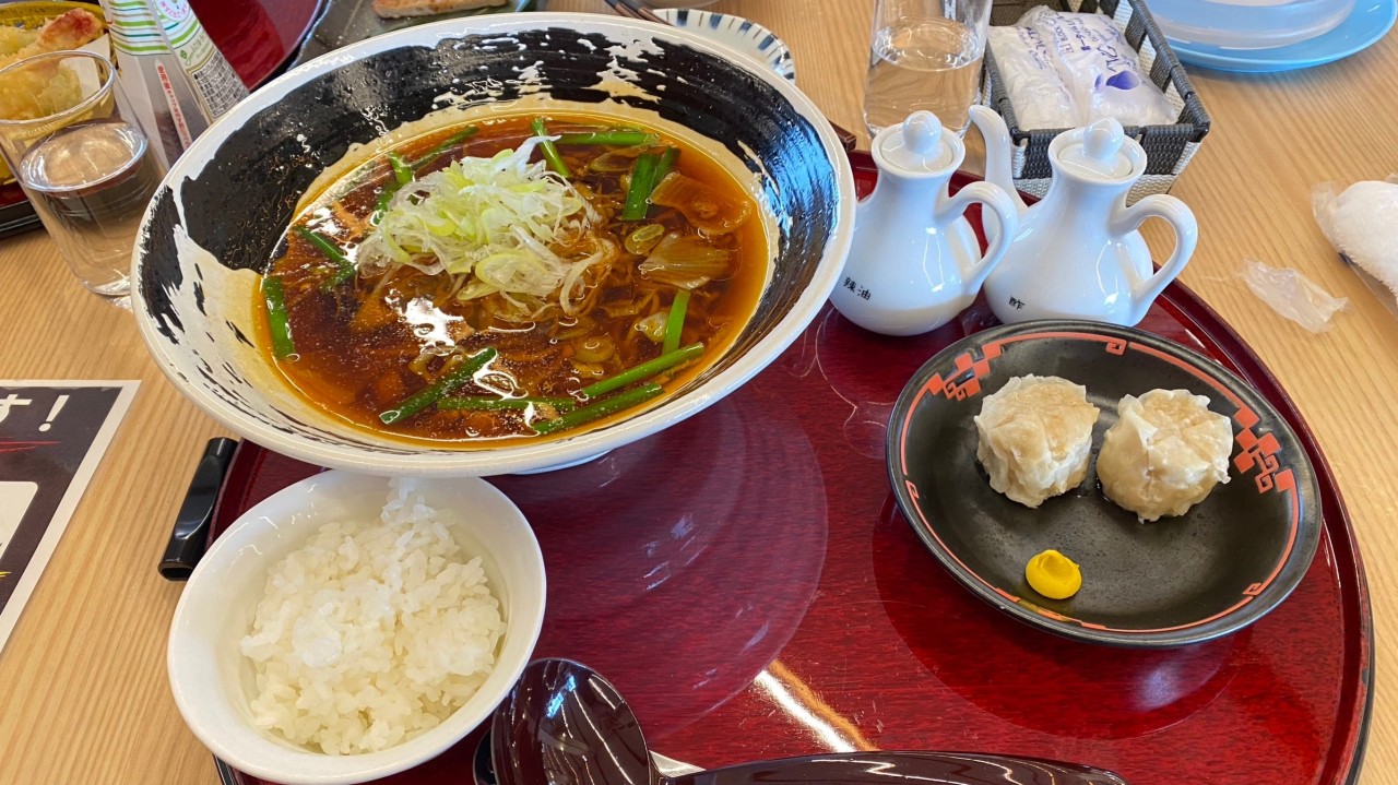 名物「勝浦タンタンメン」。まあまあです。