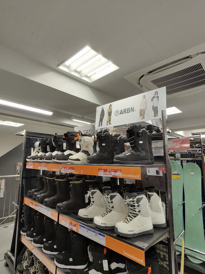 Victoriaの店内の売り場