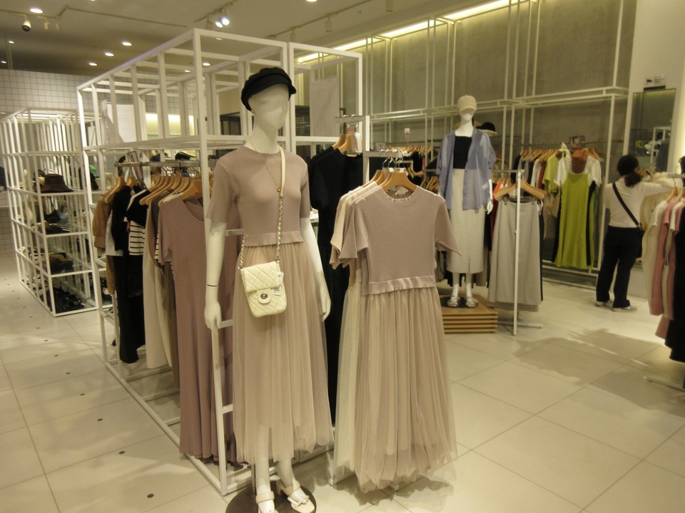 moriのゾーンで洋服選び