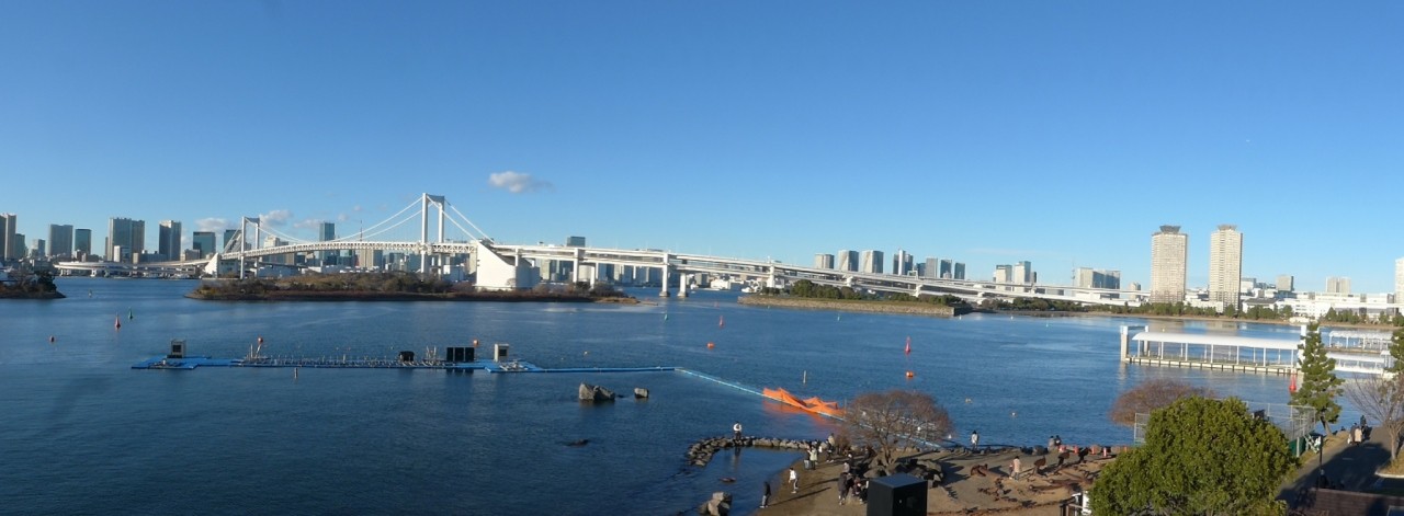 パノラマ撮影で撮影した展望景色