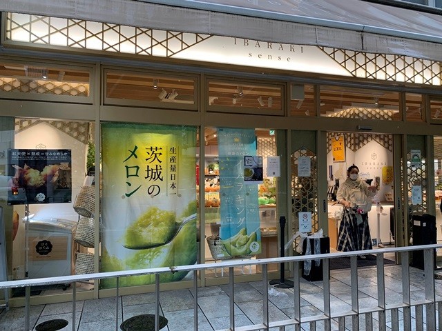 通りの反対側からでもすぐにわかります
