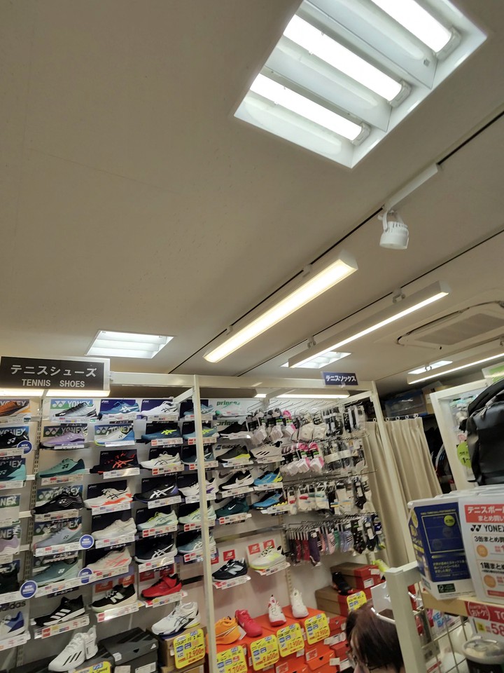 Victoriaの店内の売り場