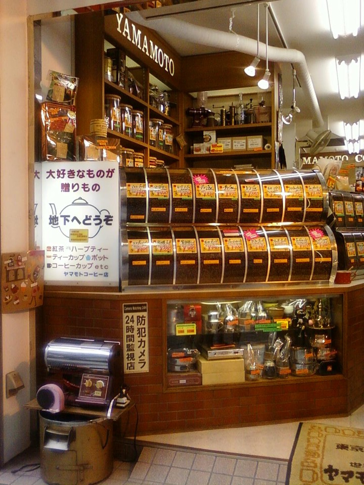 お店の入り口そばです。
