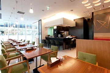 ベーカリー＆パティスリーショップグランドニッコー東京台場店の内観画像。