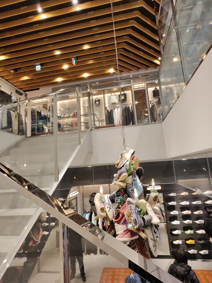 店内の売り場