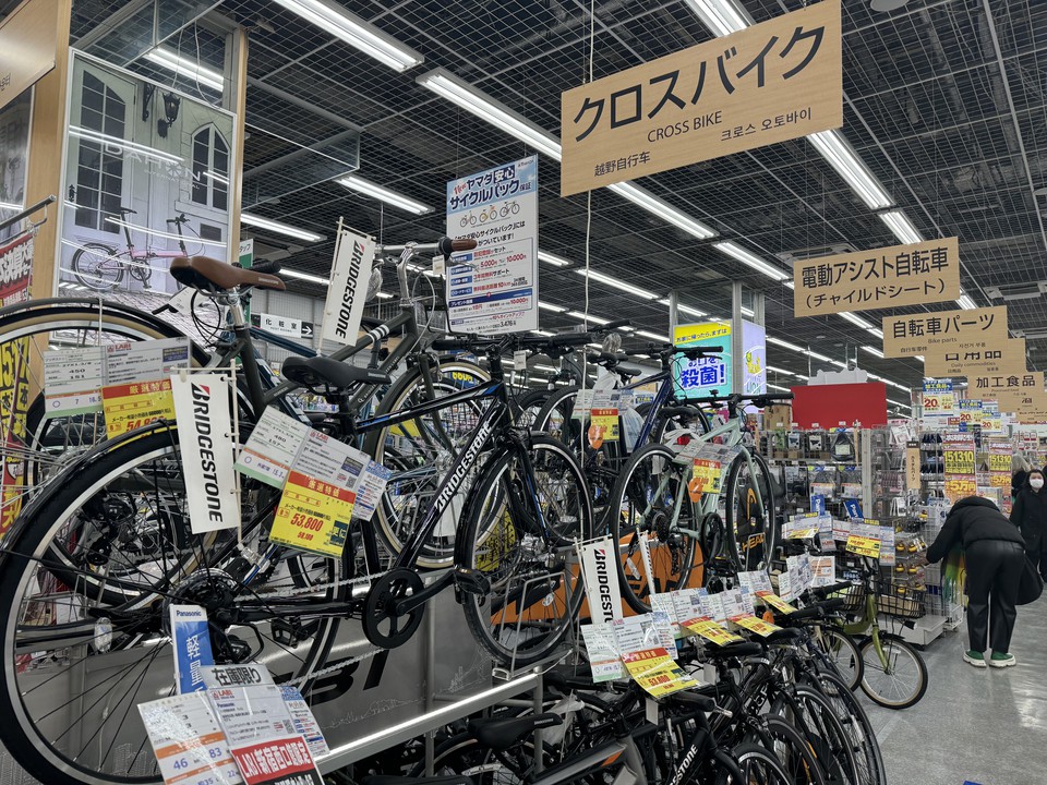 LABIの店内の電化製品売り場