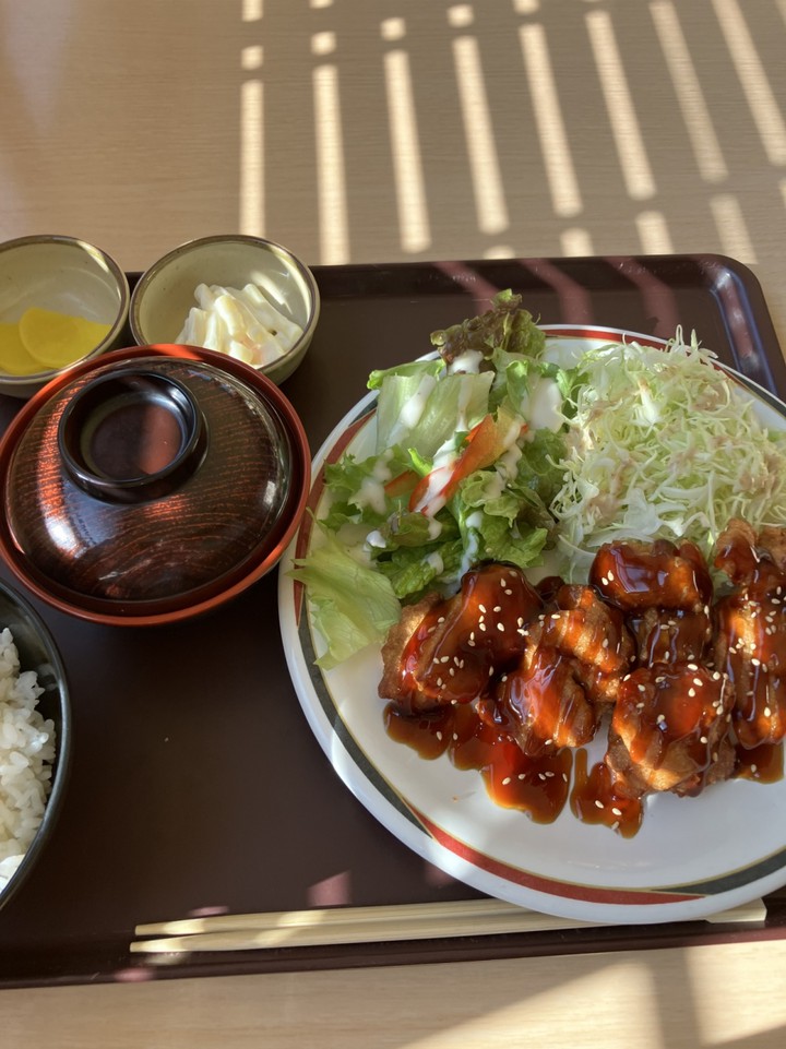 チキン唐揚げ甘辛定食