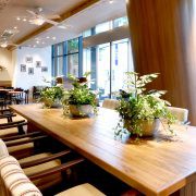 エッグスンシングス銀座店の内観画像。