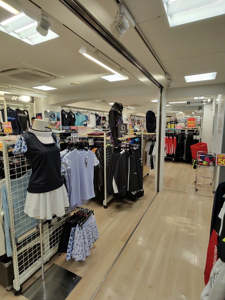Victoriaの店内の売り場