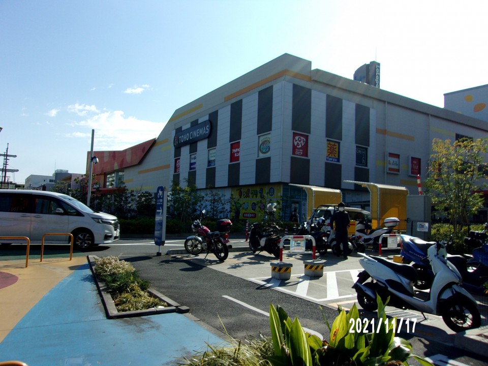 親水公園からの景観です。