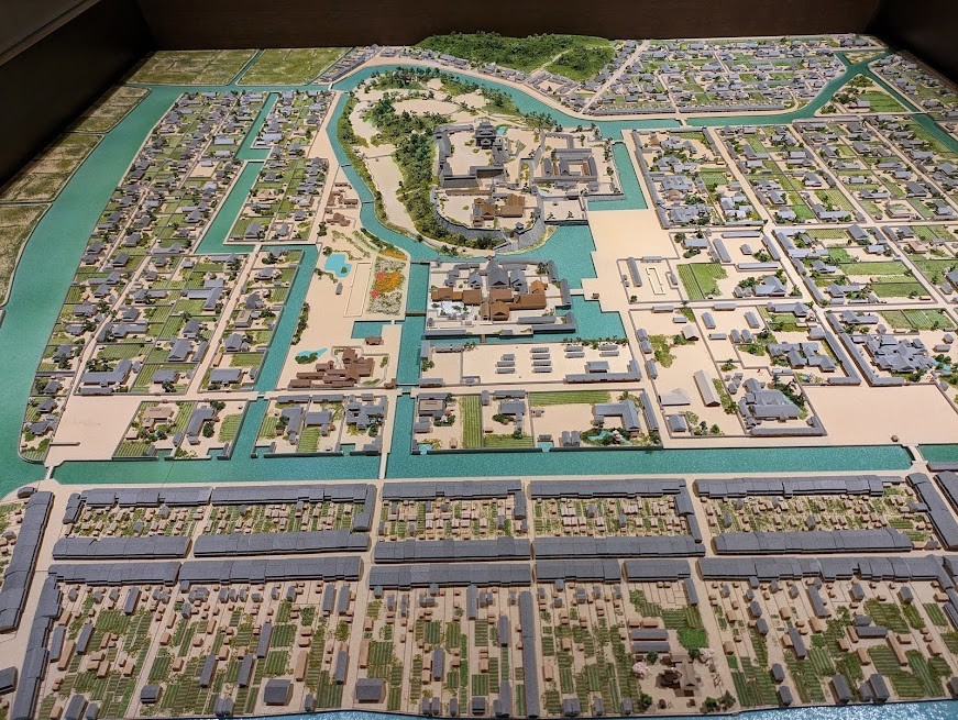 城下町の模型