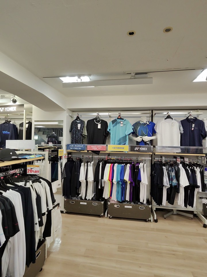 Victoriaの店内の売り場