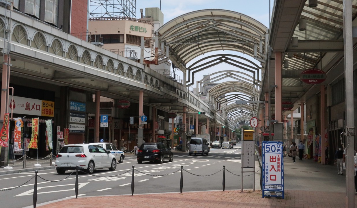 再開発が進む商店街