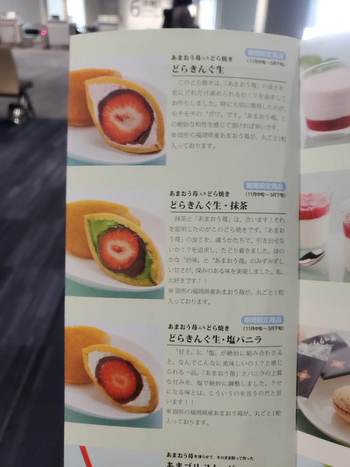 商品のパンフレット