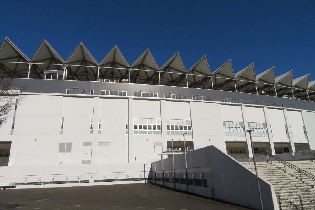 陸上競技場（スタジアム）の外観