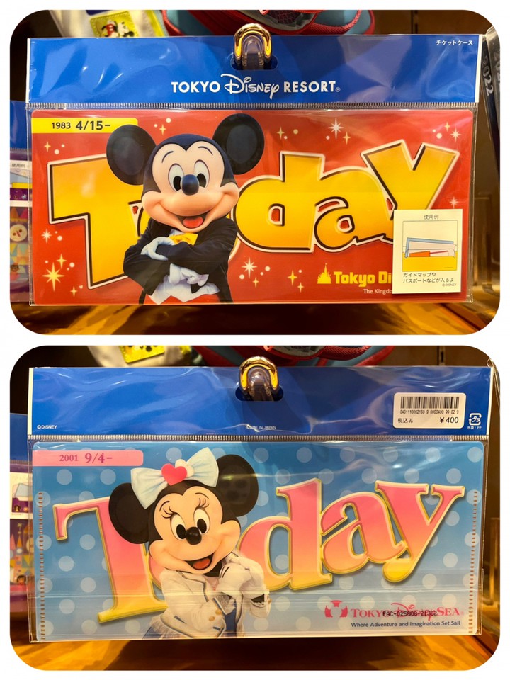 「Today」デザインのチケットケース