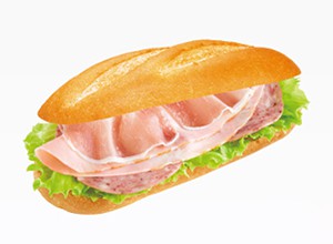 ドトールコーヒーショップのミラノサンドの画像。