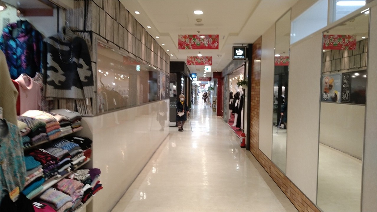 商店街の通路