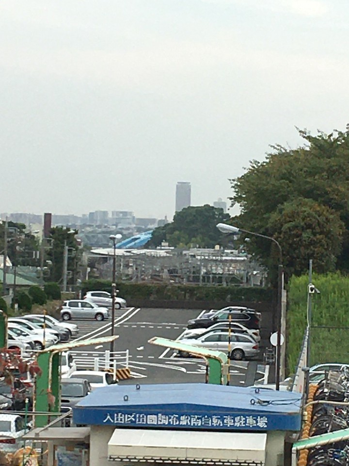 鹿島田方面の高層ビル