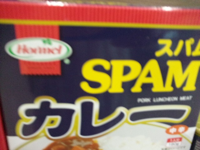 スパムのカレー