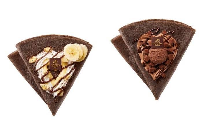 GODIVA dessertのクレープ