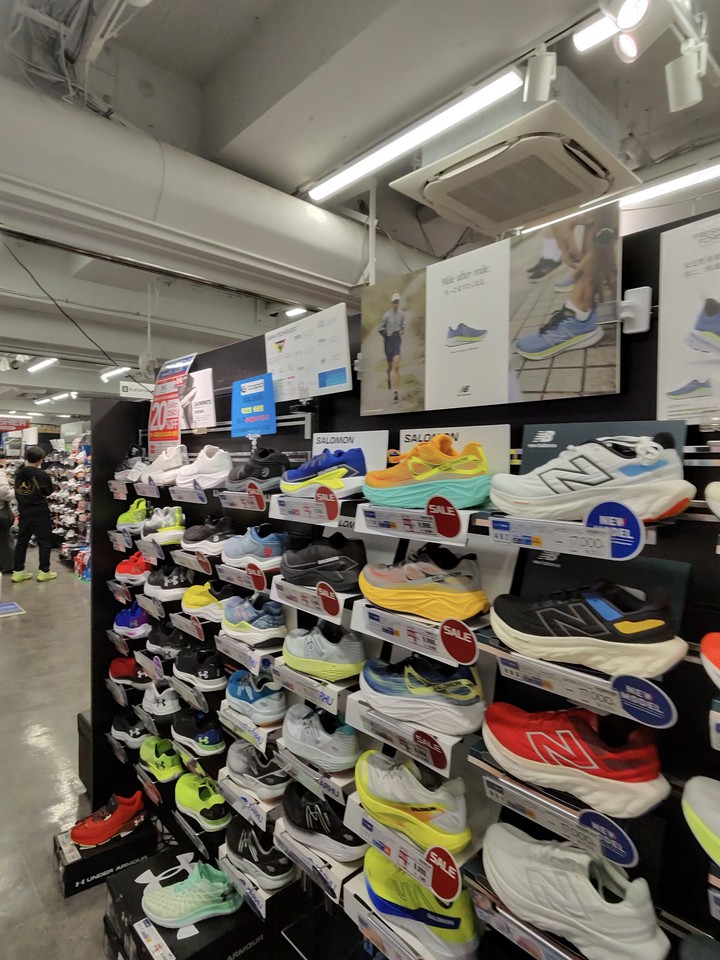 Victoriaの店内の売り場