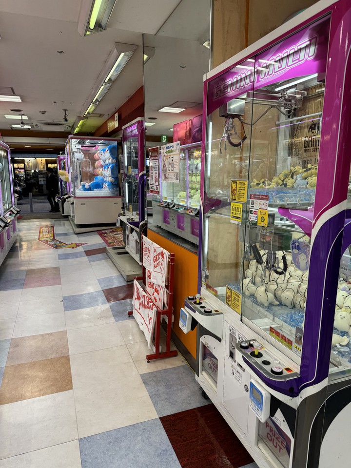 TAITO STATIONの店内のゲーム