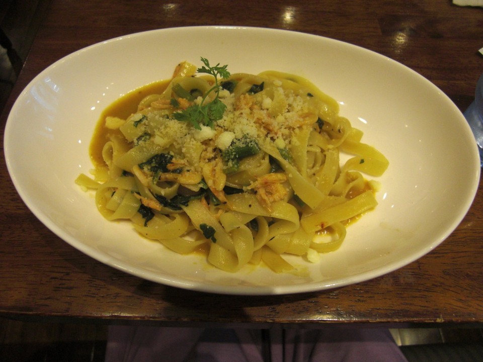 パスタの桜エビが美味