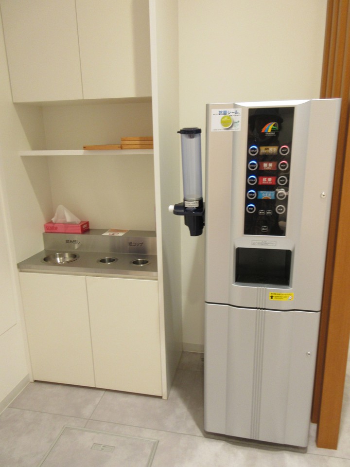 無料のドリンクもあります。