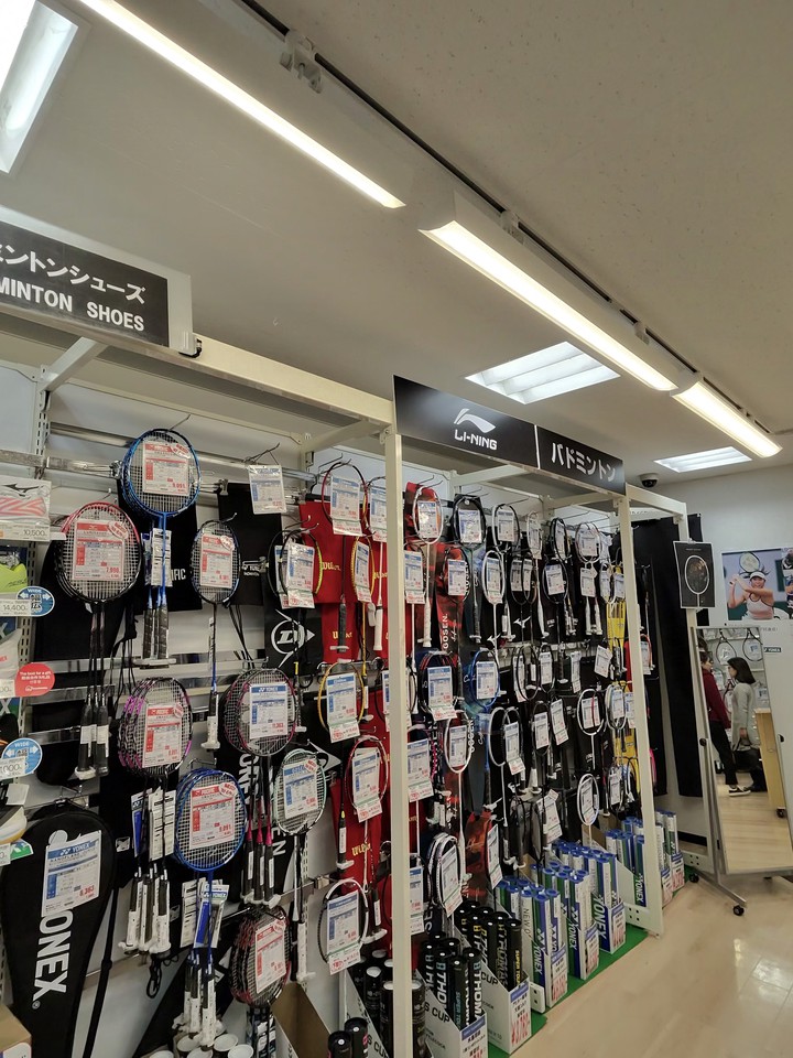 Victoriaの店内の売り場