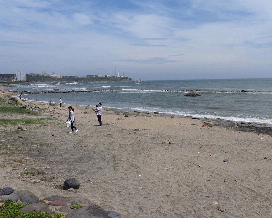 長崎海水浴場の風景
