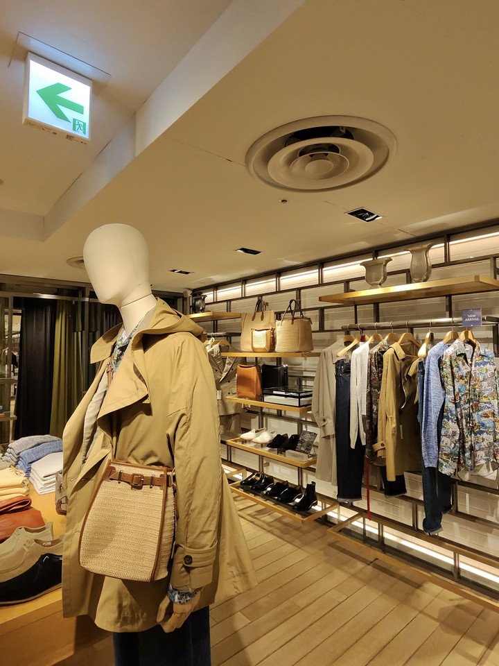 店内の売り場
