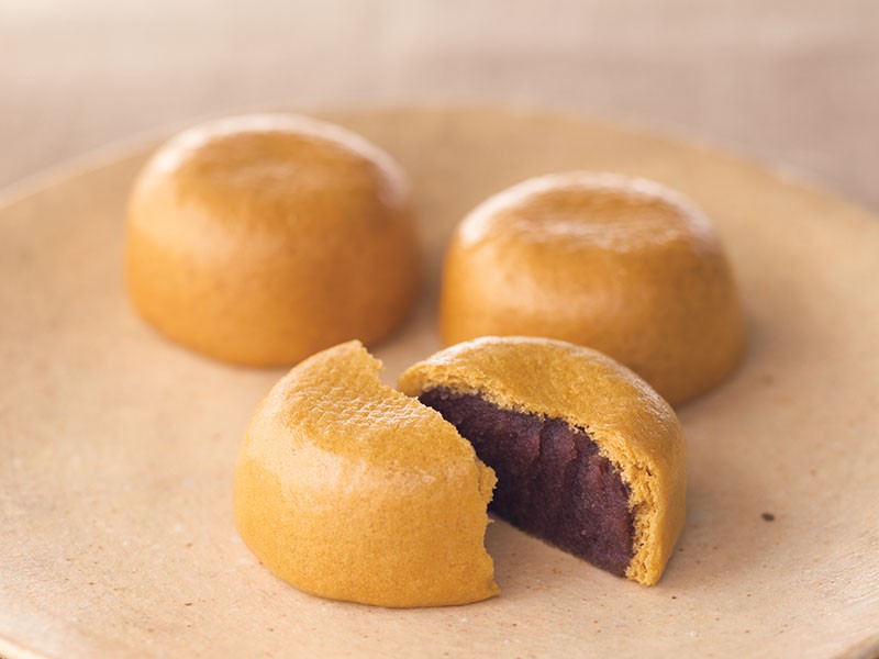 ふんわりとした生地に包まれた絶品の和菓子