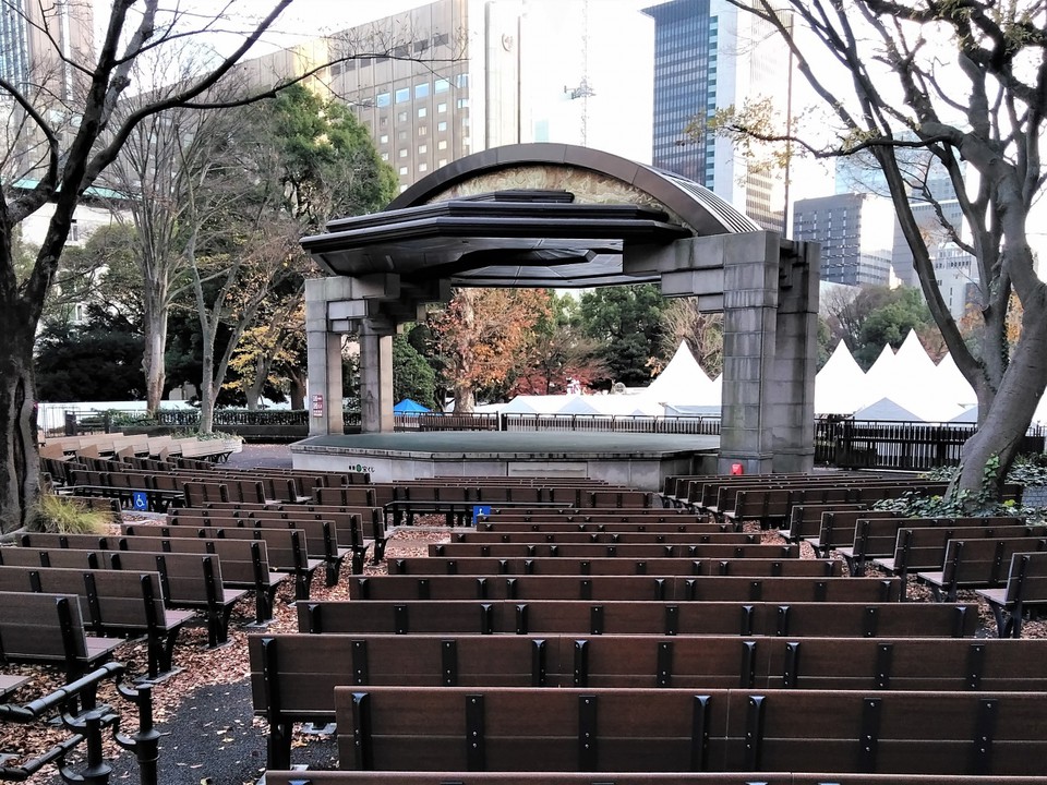 140年前に建てられた国内初の野外音楽堂