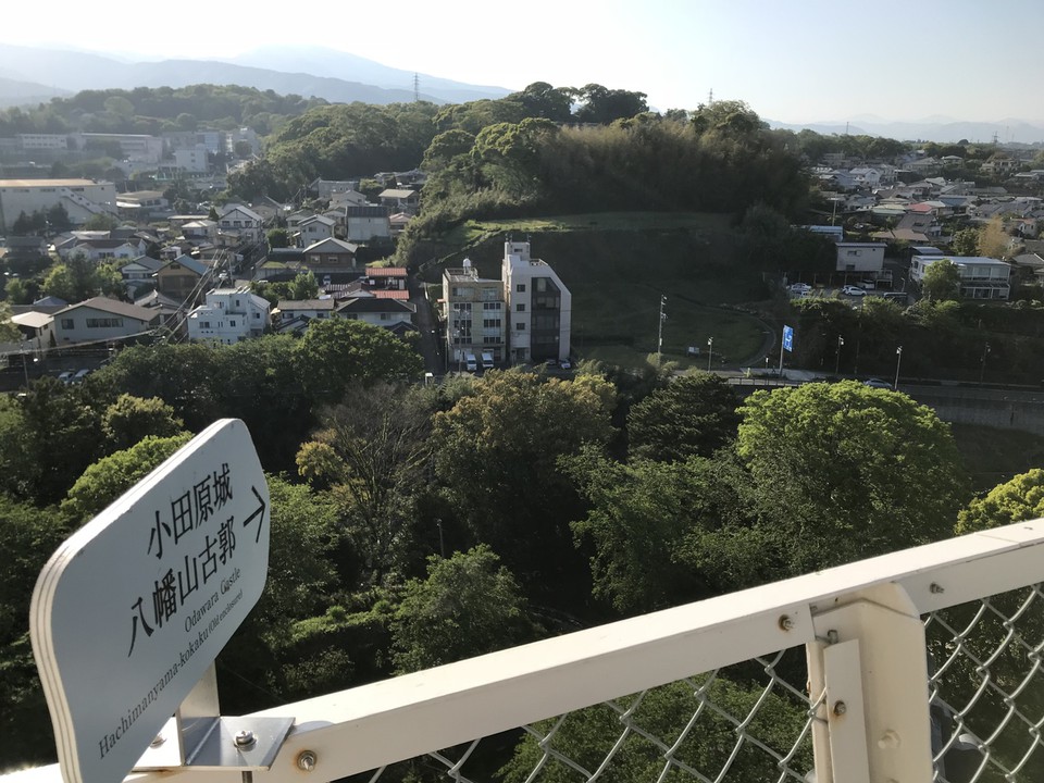 小田原城天守閣から