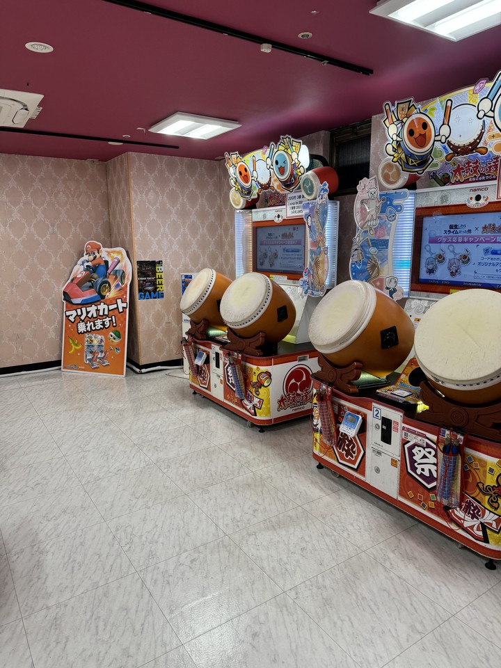 TAITO STATIONの店内のゲーム