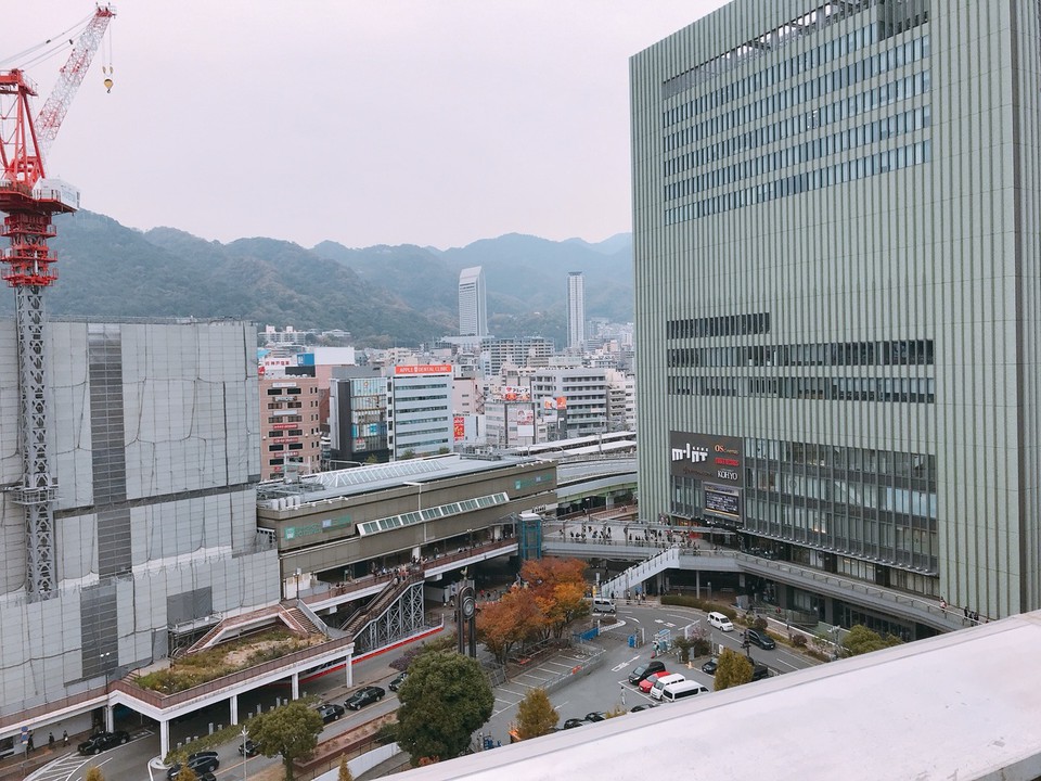 屋上から見た景色