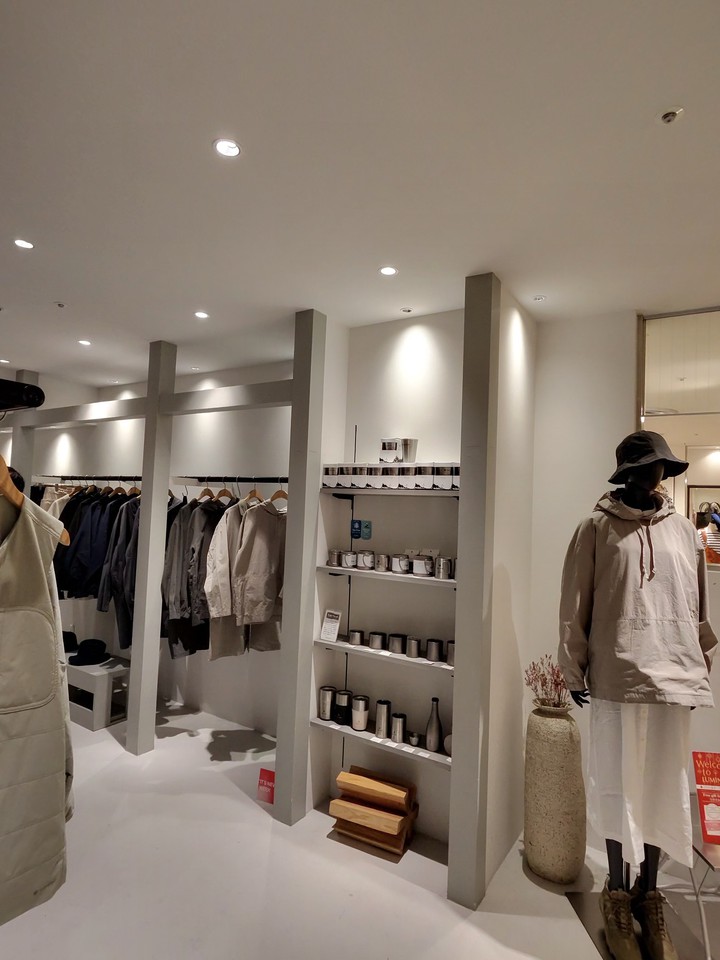 snow peakの店内の様子