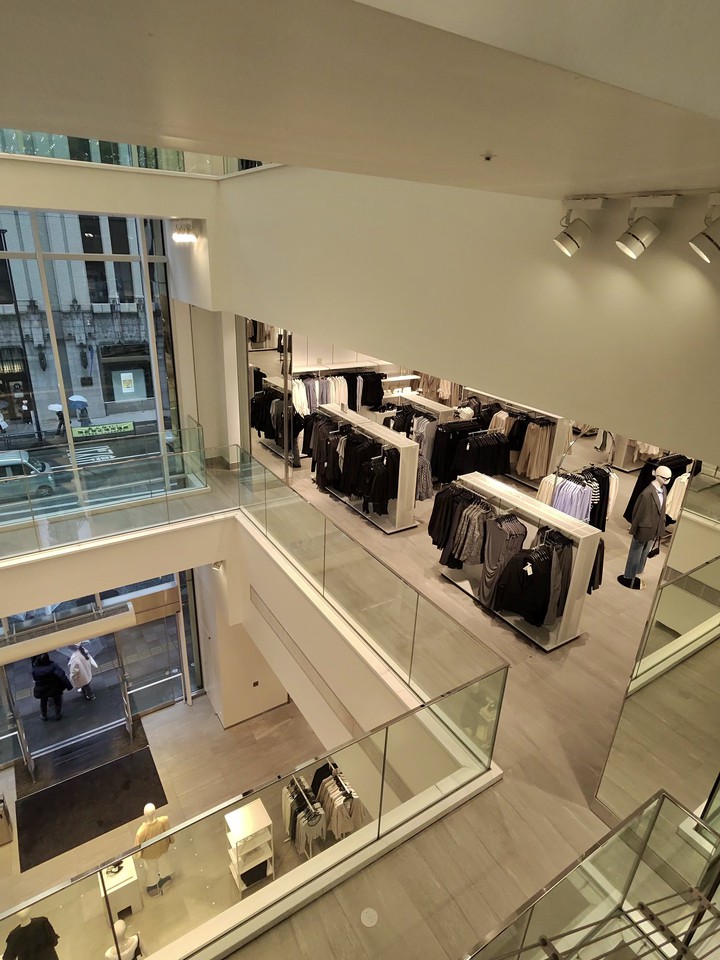 H&Mの店舗の様子