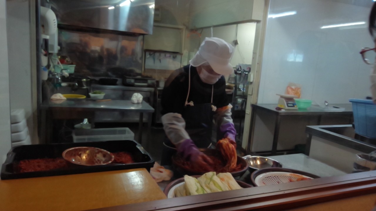 作業中
